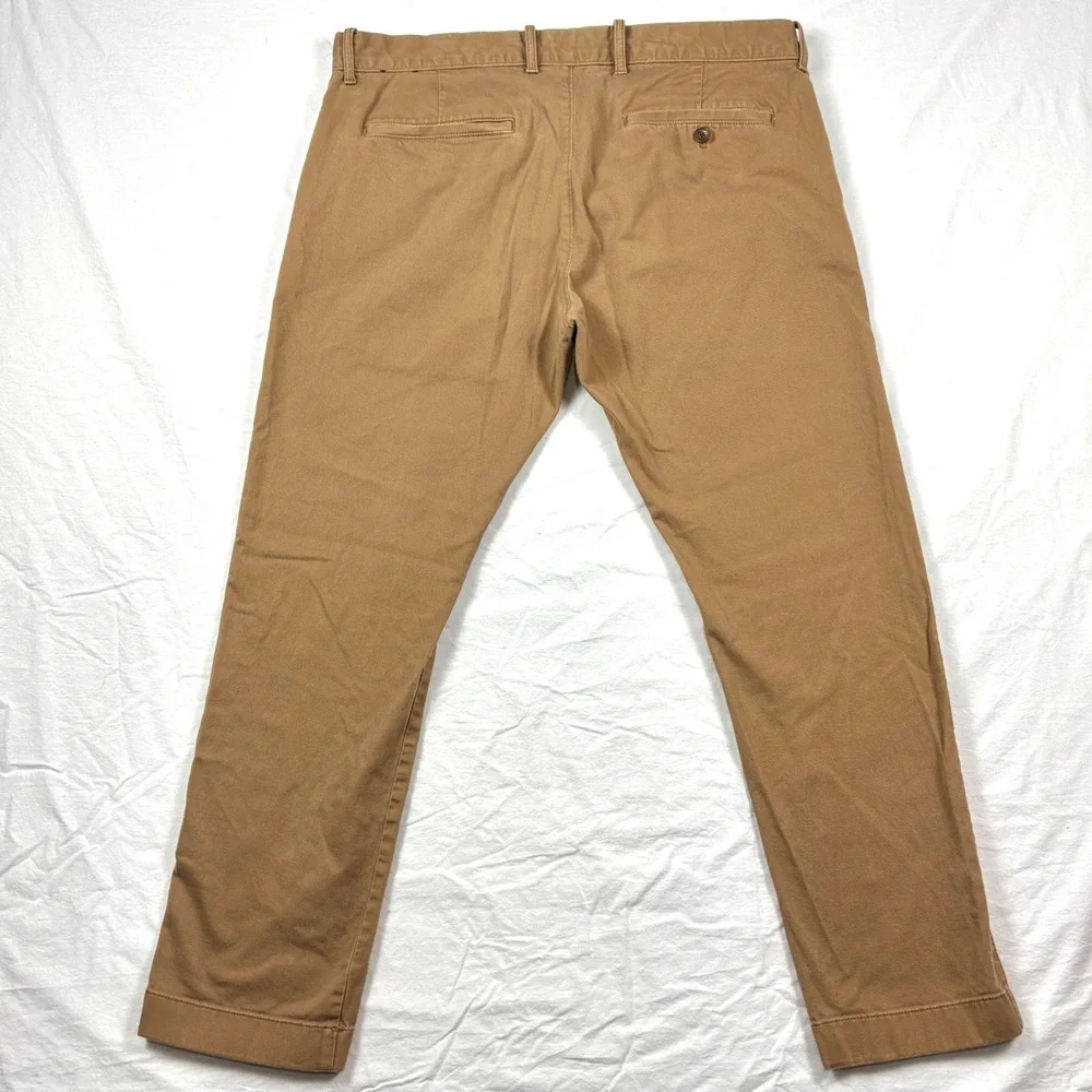 J Crew Flex Slim Fit Chino Pants Camel Brown Mens‎ W36 L30